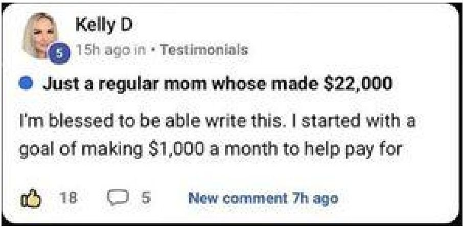 Community post: a regular mom who made $22,000